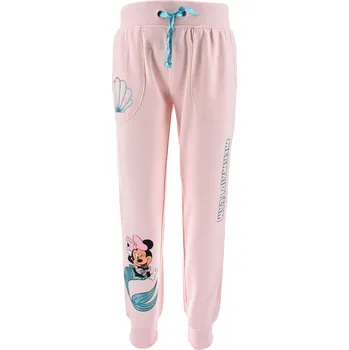 Dívčí tepláky z BIO bavlny DISNEY MINNIE MERMAID růžové Velikost: 98