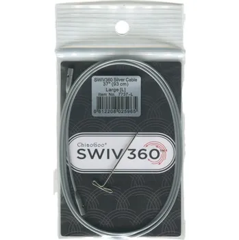 Lanko ChiaoGoo Twist SWIV360 SILVER L 93Cm (Lanko ChiaoGoo Twist SWIV360 SILVER L 93Cm)