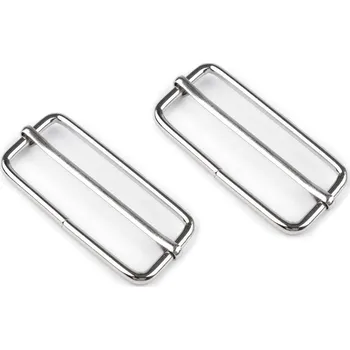 Posunovač na popruhy šíře 50 mm, barva 1 nikl