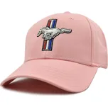 Kšiltovka Ford Mustang Tri bar logo pink