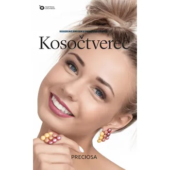 Prsten KORÁLKOVÁ STAVEBNICE - KOSOČTVEREC - náušnice a prsten (Kouzelný prsten z PRECIOSA Candy)