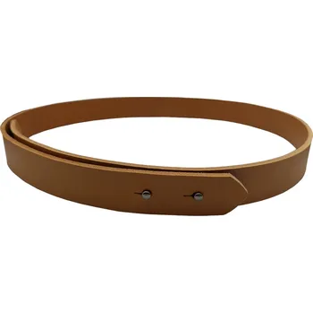 Opasek opaskujse Dámský kožený opasek HIT, světle hnědá kůže, sedlářské knoflíky Délka opasku: 95 cm