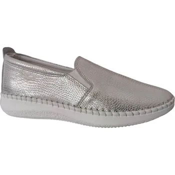 Dámské mokasíny LOOKE 0865 HORTENSE č Barva: Stříbrná, Velikost: 40