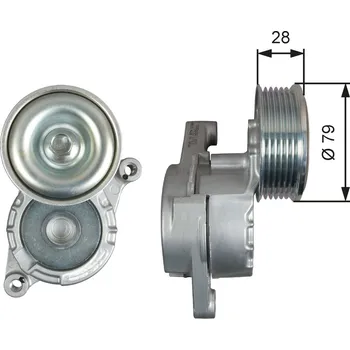 Napínák, žebrovaný klínový řemen GATES T39284