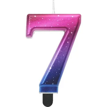 Karnevalový kostým Galaxy narozeninová svíčka - 7