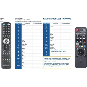 Dálkový ovladač General DINOBOT U5 mini - náhradní dálkový ovladač