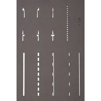 N - vodorovné dopravní značení -šablony-