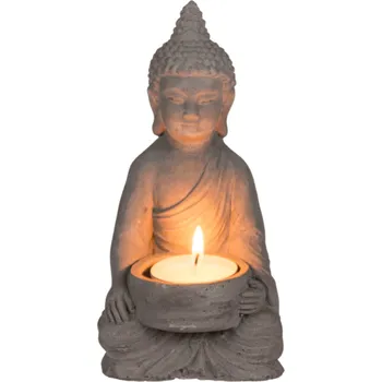 Svícen GiftyCity Stojan na svíčku 15,5 cm Buddha