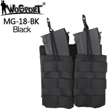 Wosport Sumka Dual MOLLE na dva zásobníky G36 otevřená - černá