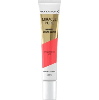 Bronzer Max Factor Miracle Pure krémová tvářenka odstín 02 Sunlit Coral 15 ml