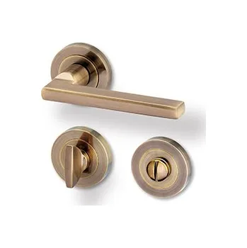 Dveřní kování ACT SERVIS ACT - Leipzig R Provedení: WC (koupelna, WC), Povrch: Bronz