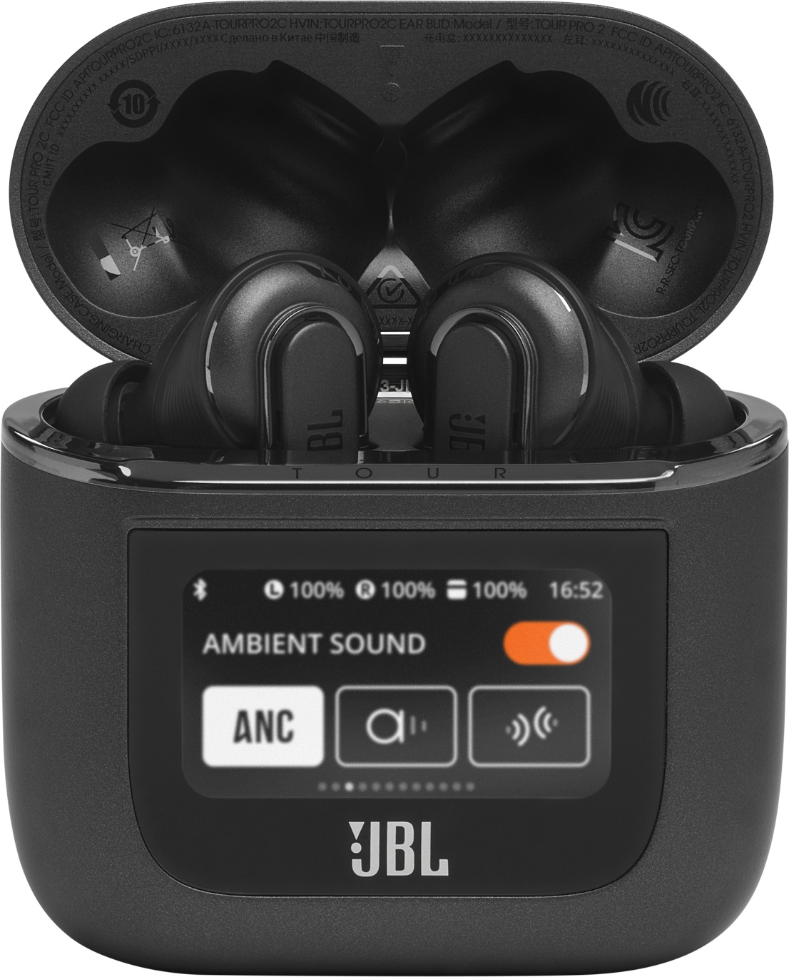 foto Sluchátka JBL Tour Pro 2 Black