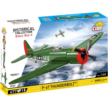 Stavebnice COBI Americký stíhací letoun P-47 Thunderbolt COBI 5737 - World War II