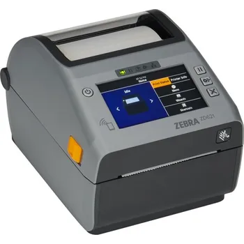 Tiskárna štítků Zebra ZD621d ZD6A142-D2EL02EZ DT, 8 dots/mm (203 dpi), tiskárna štítků, RTC, USB, USB Host, RS232, BT, Ethernet, Wi-Fi, řezačka, grey (nástupce GC420t)