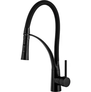 Vodovodní baterie Kuchyňská baterie se sprchou NEXO černá