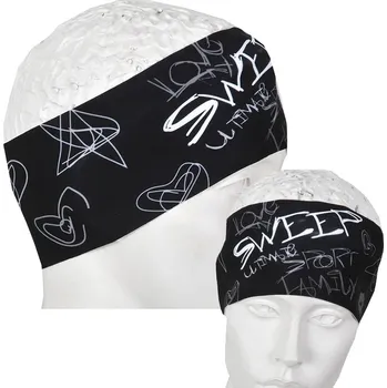 Čelenka Sportovní čelenka SCP100 GRAFITY - černá / bílá