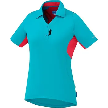 SHIMANO dres polo, dámské, emerald zelená, XL