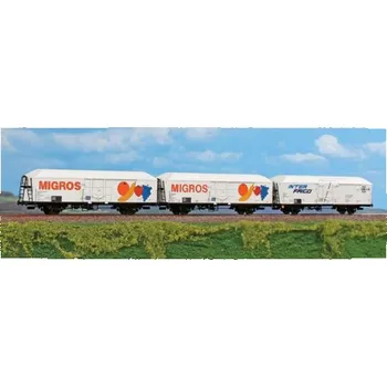 Modelová železnice H0 - set chladicích vozů FS ep.V 3ks