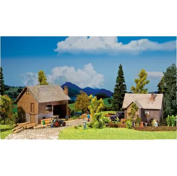 Modelová železnice H0 - pila s domkem