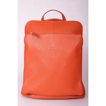 Kabelka Vera Pelle Batoh a kabelka v jednom ORANŽOVÁ AKČNÍ CENA