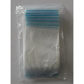 Sáček na potraviny Sáčky PE 10 x 15 cm rychlouzavírací s klipem 100 kusů V+L