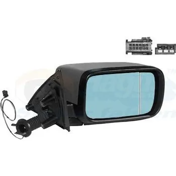 Auto zrcátko Vnější zpětné zrcátko VAN WEZEL 0639806