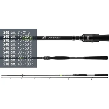 Rybářský prut Přívlačový prut Daiwa Prorex X Spin - 2,40 m, 7 - 21 g