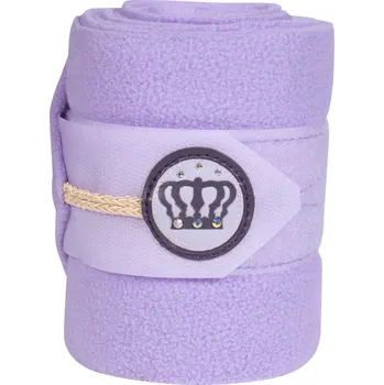 Ochrana nohy a ocasu HKM Bandáže fleecové Lavender Bay HKM, 4 ks, 2/3 m, lavender 300 cm