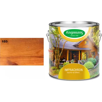 Olej na dřevo KOOPMANS IMPRACHRON 103 cedr asijský 10L + dárek k objednávce nad 1000Kč