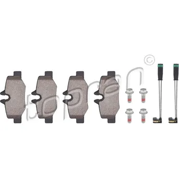 Brzdová destička Sada brzdových destiček, kotoučová brzda, , 0004216210, 0014211010, 0064204420, A0004216210, A0014211010, A0064204420, TOPRAN, 401 929
