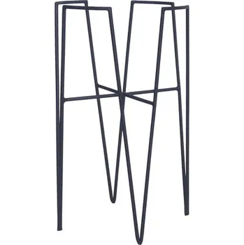 Stojan na květiny Stojan na rostliny Lafiora Ø 29,5 x 50 cm černý