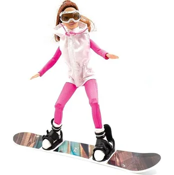 Jägerndorfer Snowboardařka Winterpuppe Snowboard 28cm