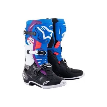 Moto obuv Mx Boty Alpinestars TECH 10 Supervented Blue / White / Black 2026, Velikost 47 / US 12