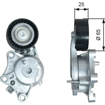 Napínák, žebrovaný klínový řemen GATES T39378