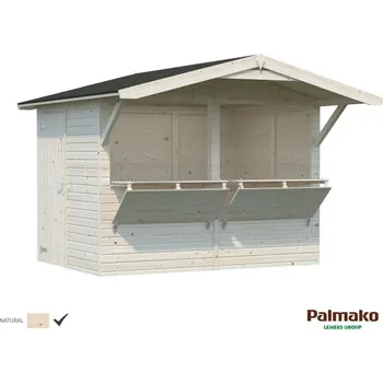 Zahradní altán Prodejní stánek Palmako STELLA 5,0 m2 (Rozměr: 273x190 cm tl.16 mm)