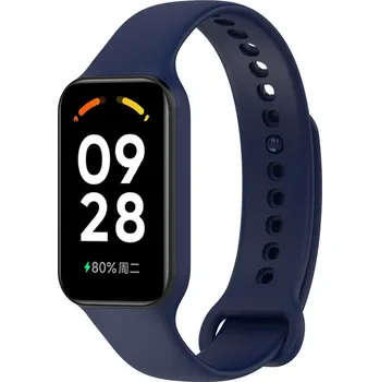 Příslušenství k chytrým hodinkám eses Silikonový řemínek pro Redmi Smart Band 2 GL a Smart Band 8 Active - Tmavě modrý