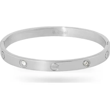 Náramek biju Náramek z chirurgické oceli se zirkony 2002184-1