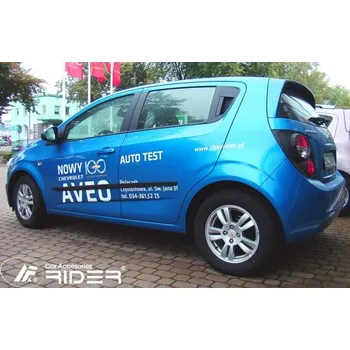 Lišta karosérie Boční lišty dveří Chevrolet Aveo 2011-2015 Hatchback • Rider