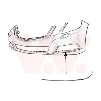 Karosérie Kryt nárazníku VAN WEZEL 3044581