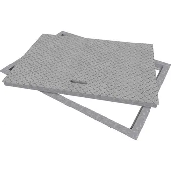 poklop Pojezdový ocelový poklop pozink 600 x 400 mm