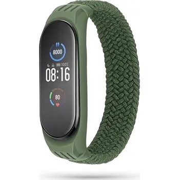 Řemínek na hodinky Tech Protect Loop řemínek pro Xiaomi Mi Smart Band 5/6 150-175 mm Army Green