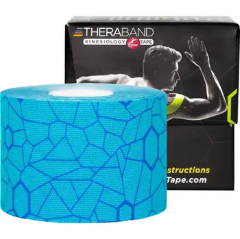 Tejpovací páska Thera-Band Kinesiology Tape, modrá 5cm x 5m