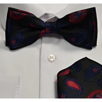 Motýlek Pánský motýlek s kapesníkem M5 - vzor 240