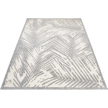 Koberec Moderní koberec Cansas - listy 1 - krémový Rozměr koberce: 140x200 cm