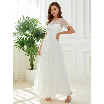 Dámské šaty Ever Pretty luxusní bílé šaty 1447 Velikost: L / 40 / 08 / 12