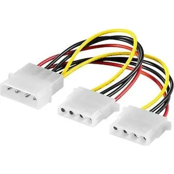 Kabel do PC PREMIUMCORD Kabel napájecí HDD 5,25"-2x5,25" (molex)