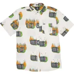 Košile Volcom Justin Hager Woven SS whitecap grey M 2023 - Odesíláme do 24 hodin