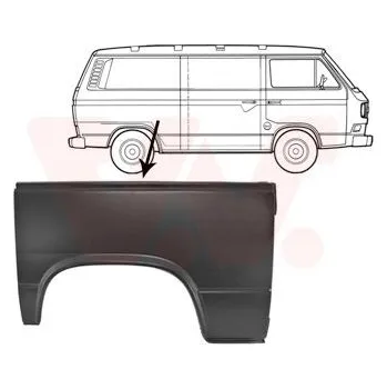 Příslušenství karosérie Boční stěna VAN WEZEL 5870148