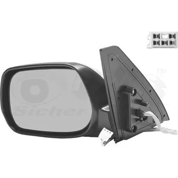 Auto zrcátko Vnější zpětné zrcátko VAN WEZEL 5377807