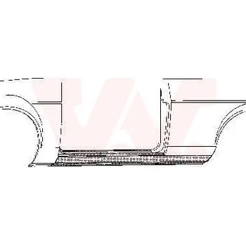 Prah karosérie Nástupní panel VAN WEZEL 1850.02